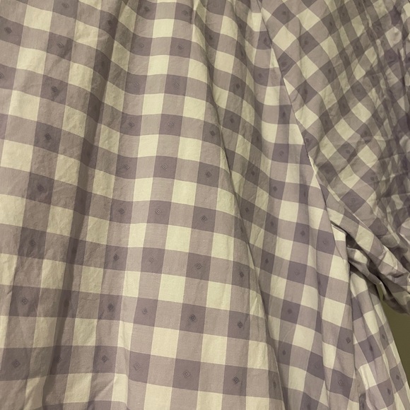 The Adeline Dress - Lilac Clip Dot Check - XS - Picture 3 of 7